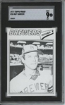 1977 Topps #26 Ray Sadecki 9 card progressive proof.